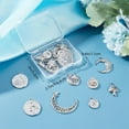 thumbnail image 3 of 20Pcs 10 Style Tarot Charms Stainless Steel Sun Charm Magic Charms Bulk Energy Lucky Amulet Mushroom Charm for Jewelry Making Charms DIY Bracelet Necklace Earring Adult Crafts, 3 of 7