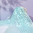 thumbnail image 4 of 4,3 yardas de tela de organza iridiscente cian, cinta de tela brillante mágica, tela de encaje de organza brillante, 4 of 9