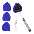thumbnail image 2 of davian Windshield Cleaner Auto Windshield Cleaning Tool with Microfiber Pads Extendable Rod Car Interior Window Detailing Cleaning Kit Suitable for Mirrors S blue Microfiber Pad, 2 of 8