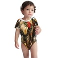 thumbnail image 2 of Yiaed Elegant Still Life Roses Print Infant Climbing Short Sleeve Onesie One-Piece Baby Bodysuit Clothes 0-12 Months -12 Months, 2 of 6