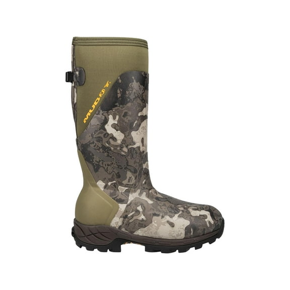 Muddy Outdoors Men's DV8 17" 1000 Gram Insulated Rubber Boots Veil Canyon Gray 8 D