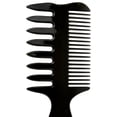 thumbnail image 2 of Peine De Peinado Hombres Vintage Oil Hair Comb Retro Back Hair Beard Dientes anchos Tenedor Peines (05) Tmvgtek Cuidado Belleza, 2 of 3