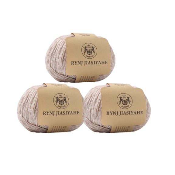 Wool Yarn Inner Mongolian Luxurious Blend Yarn, Luxurious Yarn for Crocheting, 6-Ply Warm Soft Luxurious Hand Knitting Yarn