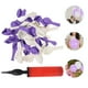thumbnail image 4 of KAKOWELY 100 globos de látex morado claro, decoración para cumpleaños, bodas, baby showers y fiestas., 4 of 5