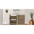 thumbnail image 4 of Jessar - 2 Tier Shoe Storage Cabinet, From the Baron Collection, Brown, 4 of 4