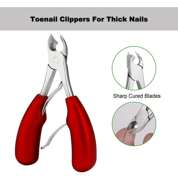 Toenail Clippers, High-grade Stainless Steel, Professionally Paronychia, Thick nails, Ingrown Nails, Suitable for Men, Women and Seniors