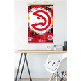 thumbnail image 5 of NBA Atlanta Hawks - Maximalist Logo 23 Wall Poster with Magnetic Frame, 22.375" x 34", 5 of 5