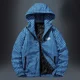 thumbnail image 5 of Parkas Abrigos Acolchados Masculinos Estampados Chaqueta de Plumón con Capucha para Hombre Acolchado Tendencia 2024 en Promoción Acolchado Invierno Exterior Nuevo y Corea Frío, 5 of 5