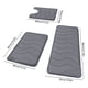 thumbnail image 3 of Alfombras Trajes Esponja Densidad 25D Juego de 3 Alfombrillas de Baño Absorbentes Grandes Decoración del Hogar Alfombrilla de Baño Antideslizante Suave y Cómoda Manta de Baño Premium Gruesa Lavable Fá, 3 of 8