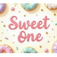 thumbnail image 4 of Colorful Doughnut First Birthday Banner Sweet One Party Backdrop for Kids Birthday Celebration Baby Shower Event Decoration, 4 of 8