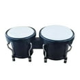 thumbnail image 1 of Instruments de Musique à Tambour, Instruments de Percussion, Éducation Précoce, Bongo Accordable Noir, 1 of 7