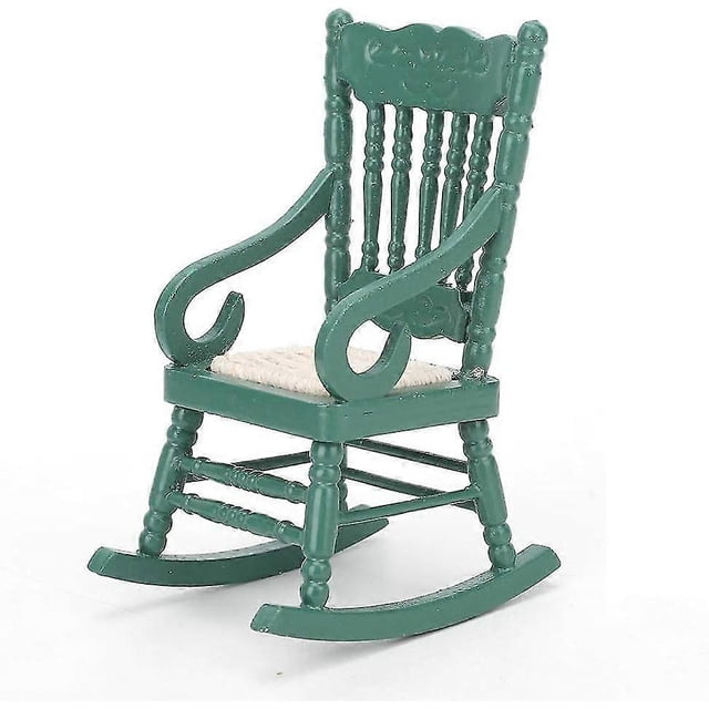 Dollhouse Accessories, 1:12 Scale Miniatures Dollhouse Furniture For Diy Dollhouse Living Room Mini Toy Wood Chair For Livingroom Bedroom Simulated Ac