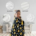thumbnail image 3 of Ducks Blanket Adult Duck Blanket Kids Funny Blanket Suitable for Living Room Bedroom Bed Sofa Crib Couch Chair Outdoor All Season Items That Yellow Duck Lovers Will Love 60"x50"for Teens, 3 of 6