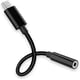 thumbnail image 1 of Adapter Usb Type C Connector To 3.5Mm Jack Black Converter Trrs Ompt Aux Audio Mini Earphone Cable, 1 of 5