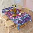 thumbnail image 3 of Rectangle Waterproof Tablecloth 60×102 Inch, Bohemia Style Reusable Indoor/Outdoor Durable Table Cover for Party Kitchen Dinner Room Decor, 3 of 6