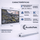 thumbnail image 4 of Pantalla Proyector Manual 100pulg. AUDIOTEK Blanco Intenso Blackout 16:9 Quick Release, 4 of 5