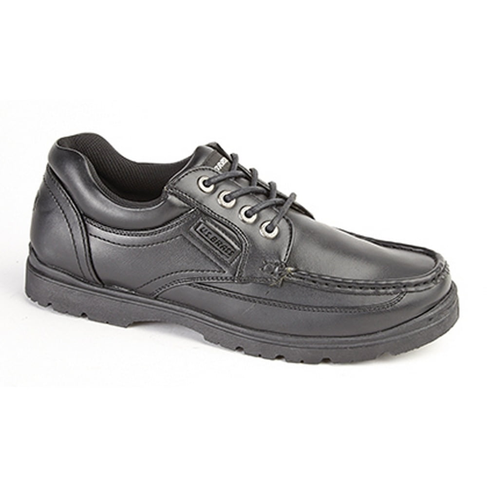 Mens Shoe Touch Fasten Shoe in Black by US Brass 