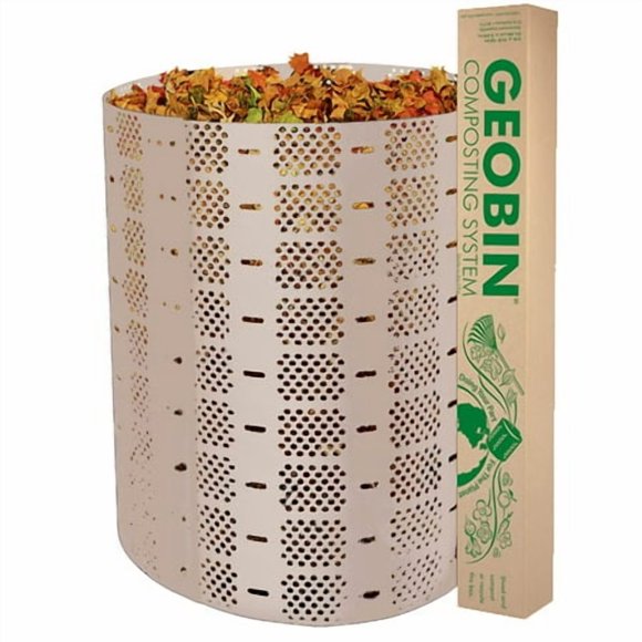 Compost Bin By Geobin - 246 Gallon Expandable Easy Assembly Made In The Usa (Tan)