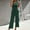 Green, variant on Womens Sleeveless Jumpsuits Women's Fashion Solid Single Shoulder Strap Sleeveless Packets Jumpsuit