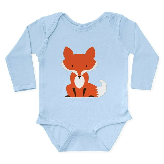 CafePress - Fox Body Suit - Long Sleeve Cotton Baby Bodysuit