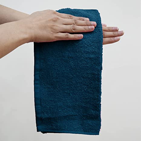DAN RIVER 100% Cotton Washcloths 24 Pack |Washcloths for Face Soft| Cotton  Washcloths Bulk| Essential Wash Cloths for Bathroom| Face Towels Purple