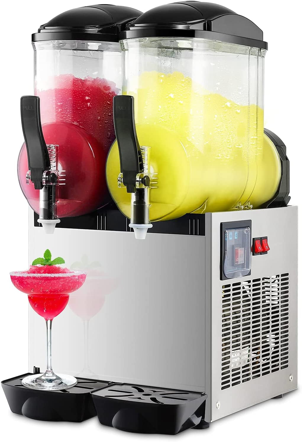 Frozen Drink Machine Smoothie Margarita Slush Maker Shaved Ice Slushie Beverage 