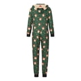 thumbnail image 6 of Matching Family Pajamas Sets Christmas PJ's with Letter and Plaid Printed Long Sleeve Tee and Bottom Loungewear, 6 of 8