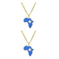 thumbnail image 2 of Baohd Collier de Déclaration à la Mode avec Africa Map Pendentif Somalia Léger 2Set, 2 of 6