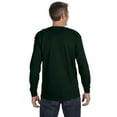 thumbnail image 2 of Mens 6.1 oz. Tagless ComfortSoft Long-Sleeve T-Shirt 5586 (5 PACK), 2 of 2