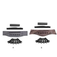 thumbnail image 4 of Acoustic Guitar Wooden Rosewood Bridge Pins Saddle Nut Sets DIY Accesories Guitar Replacement Parts, 4 of 4