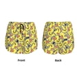 thumbnail image 3 of Balery Ducks Pattern Women's Running Shorts with Liner 2 Pockets Elastic Workout Athletic Gym Yoga Shorts-Small, 3 of 7