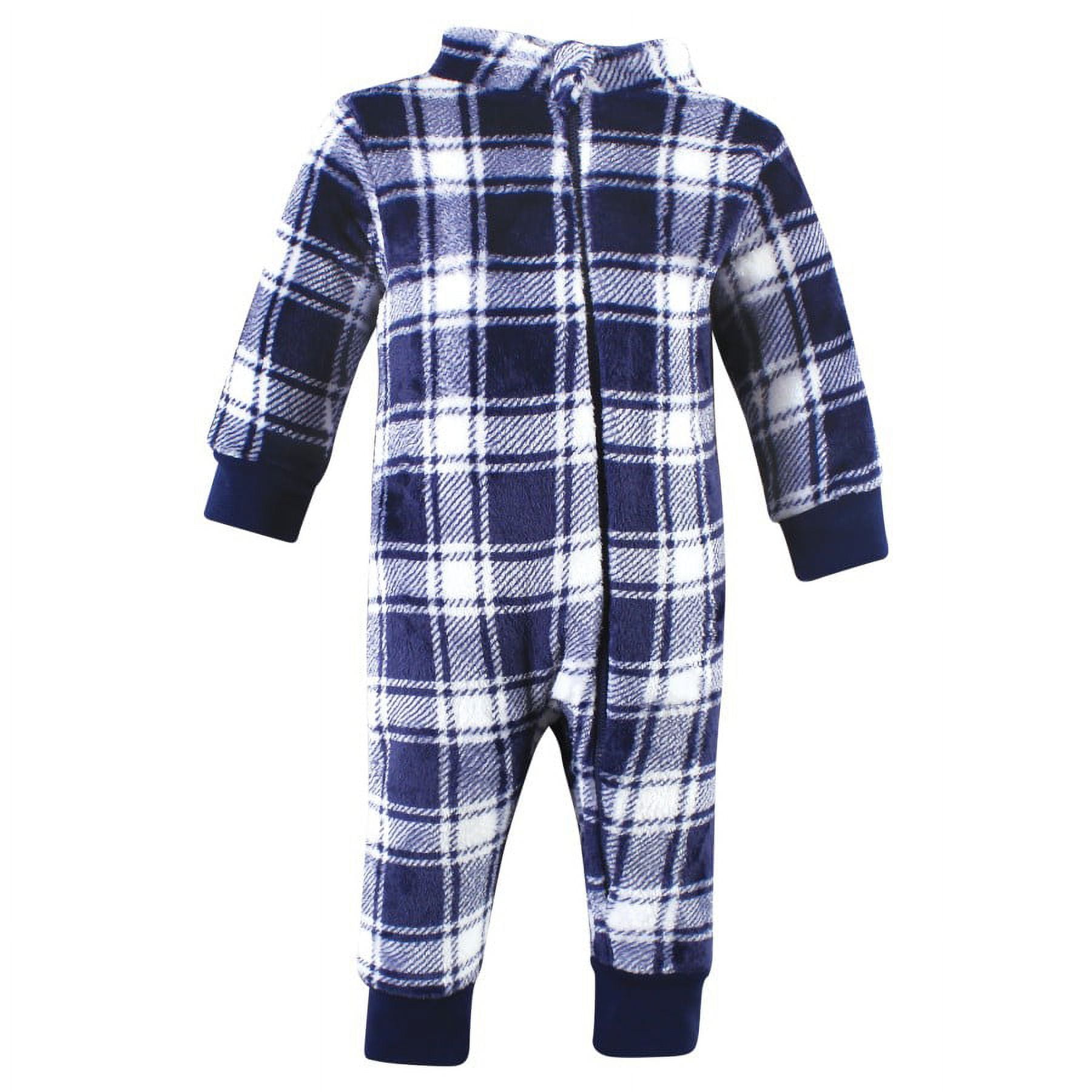 Hudson Baby Infant Boy Plush Jumpsuits, Cars, 0-3 Months