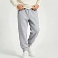 thumbnail image 2 of HAOTAGS Kids Jogger Sweatpants (4-16 Years) Elastic Waist Casual Cotton Trousers With Side Pockets Gray Size 7, 2 of 7