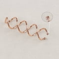 thumbnail image 6 of Ljudmp 8packs Spiral Hair Pins For Women Non-Scratch Round Clip & Bun Twist Metal Headdress Hair Accessories For Styling Bun Bobby Pins Rose Gold 8x, 6 of 6