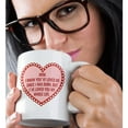 thumbnail image 2 of 3drose, Mom I Know You Love Me Since I Was Born, Picture of a Red Heart, 11oz Mug, 2 of 6