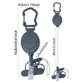thumbnail image 3 of Correa retráctil para teléfono con mosquetón – Soporte duradero para teléfono en negro, ideal para senderismo, aventuras al aire libre y manos libres, 3 of 7
