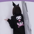 thumbnail image 1 of Sanrio-suéter con pompón Purin Kuromi Cinnamoroll My Melody Lolita para mujer, Abrigo con capucha, estilo Fino, cálido, Cosplay, primavera y otoño, 1 of 4