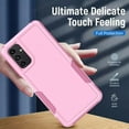 thumbnail image 5 of NIFFPD Samsung Galaxy A04S Case/A13 5G Case Military Grade Double Layer Drop Resistant Durable for Galaxy A04S/A13 5G Phone - Pink, 5 of 8