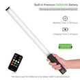 thumbnail image 4 of LIYADI RGB Handheld LED Light Wand Rechargeable Photography Light Stick 10 Lighting Modes 12 Brightness Levels 1000 Lumens 3200-5600K Color Temperature with Portable Bag Hanging Loop Remote, 4 of 7