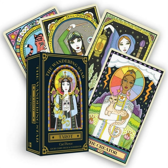 The Wandering Star Tarot: An 80-Card Deck & Guidebook, (Hardcover)