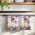 thumbnail image 7 of 4th of July Kitchen Towels Set of 1, Independence Day Patriotic Flowers American Cat Absorbent Dish Towels for Kitchen, Microfiber Hand Towel, Quick Drying Tea Towel for Cleaning Dishcloths, 7 of 7