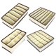thumbnail image 1 of Cajón organizador de ropa interior armario cajón sujetador bragas caja de soporte de almacenamiento de tela no tejida, beige, 4 piezas / juego Inevent HA001769-05, 1 of 2