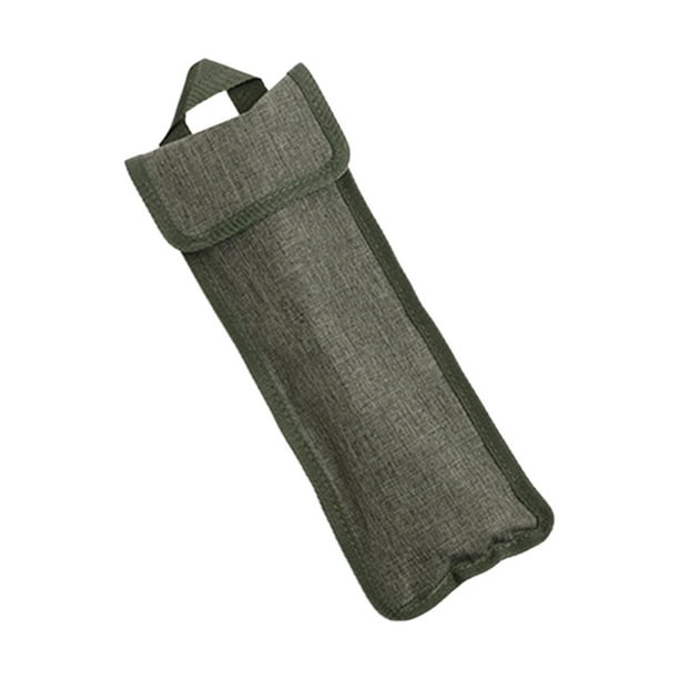 Bolsa para estacas de tienda de campaña al aire libre, bolsa para estacas de tienda, bolsa, contenedor, organizador, bolso de mano Verde 30cm