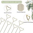 thumbnail image 4 of 40 PCS Floral Card Holder Picks - Flower Card Holder Sticks for Bouquets, Wedding Centerpieces, Pho, 4 of 5