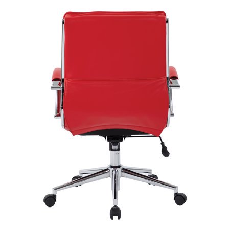 Office Star Products Faux Cuir pour Gérant à Dos Mi-Haut