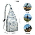 thumbnail image 4 of Vacation Essential Sling Backpack - Lightweight Water-resistant Shoulder Bag for Travel, Hiking & Daily Commute with Adjustable Straps, 4 of 4