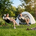 thumbnail image 6 of Hammock Camping Chair,Adjustable Backrest,Portable Folding,Detachable Cup Holder,Durable Fabric,Supports up to 300lbs, 6 of 9