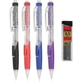 thumbnail image 3 of Pentel Twist-Erase Click Mechanical Pencil 0.5mm Assorted Colors 6/Pack (PD275TLBPS6M), 3 of 5