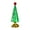 D, variant on WEGFTDUOP Halloween Decoration Christmas Decoration Magenta Green Gold Glass Mini Christmas Tree Candle Lights Halloween Indoor Outdoor Decoration