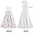 thumbnail image 4 of 2 PCS Microfiber Hand Towels, Spring Flowers Soft Absorbent Kitchen Hand Towels with Loop, Quick Dry Microfiber Cleaning Cloths Bath Hand Towels, 12"x17", 4 of 6